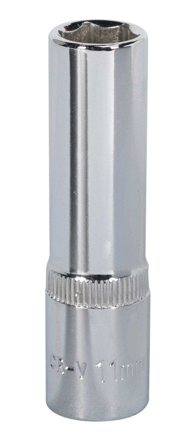 Sealey 11mm Deep 3/8"Sq Drive WallDrive Socket Chrome Hardened Tempered SP3811D