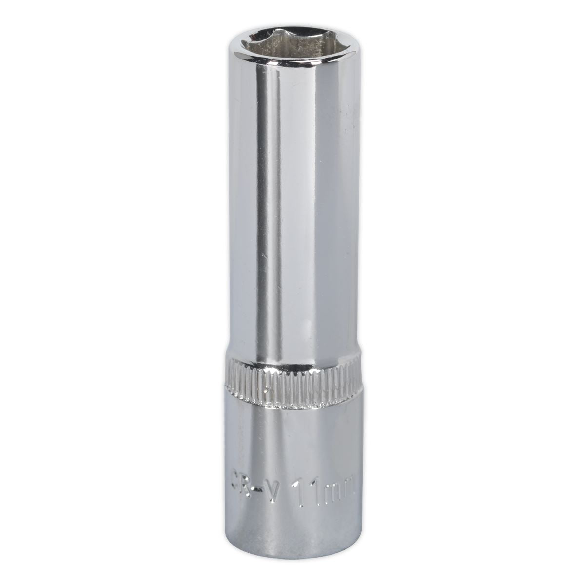 Sealey 11mm Deep 3/8"Sq Drive WallDrive Socket Chrome Hardened Tempered SP3811D