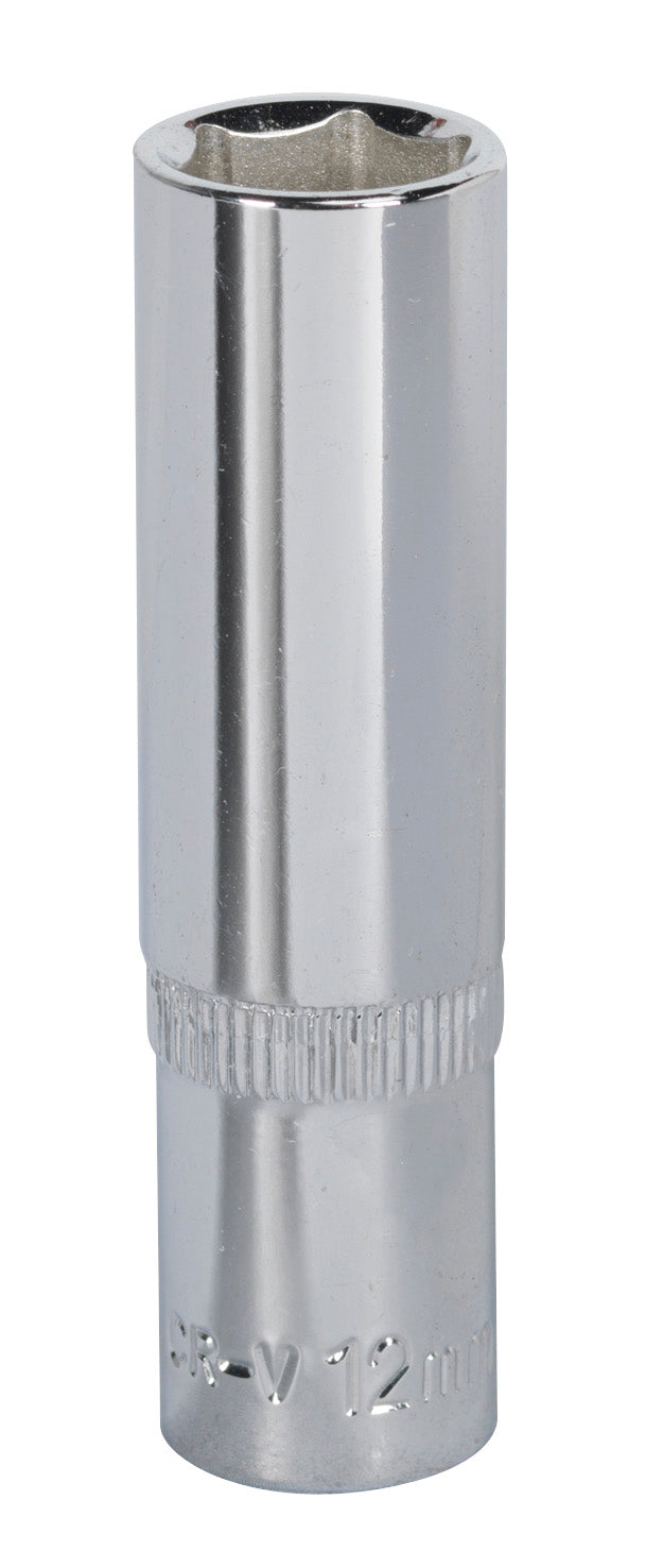 Sealey 12mm Deep 3/8"Sq Drive WallDrive Socket Chrome Hardened Tempered SP3812D
