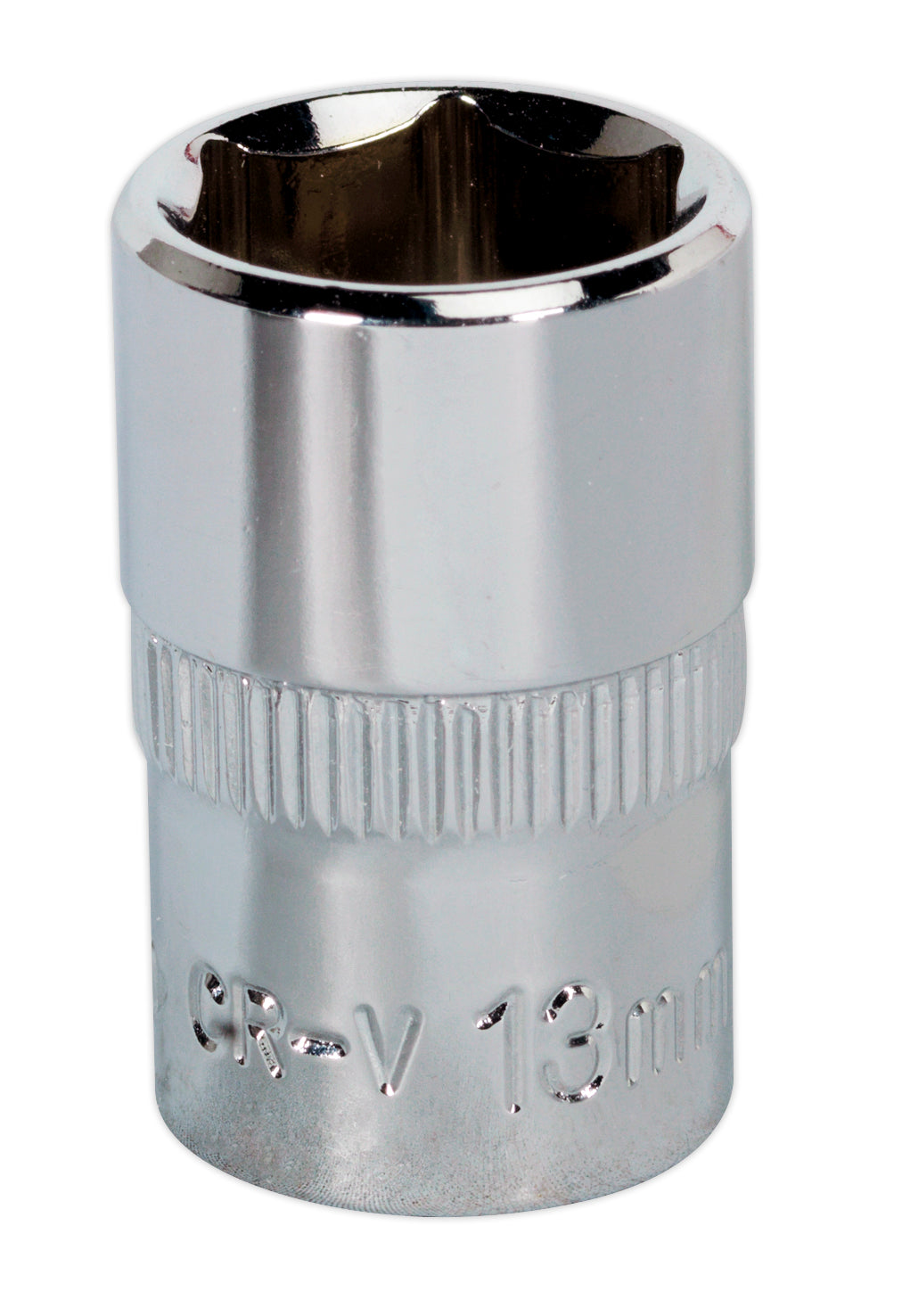 Sealey 3/8"Sq Drive Socket 13mm WallDrive Chrome Standard Length SP3813