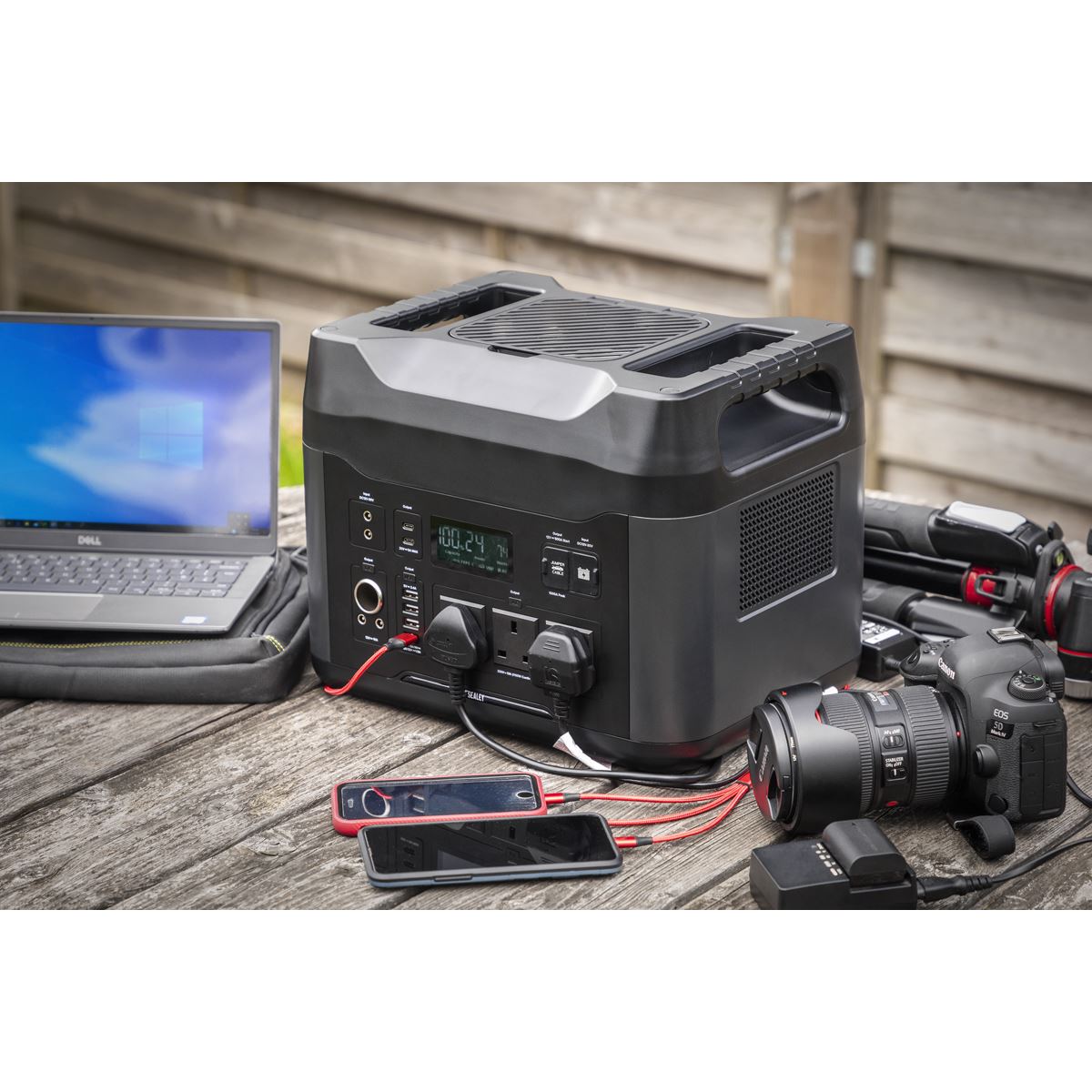 Sealey Portable Power Station 2200W LiFePO4 battery 12 Devices At Once SPB2200W