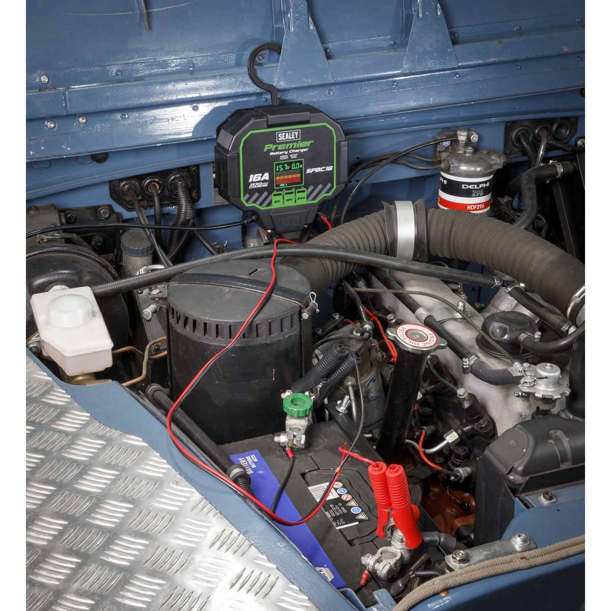 Sealey Battery Maintainer Charger 16A Fully Automatic SPBC16