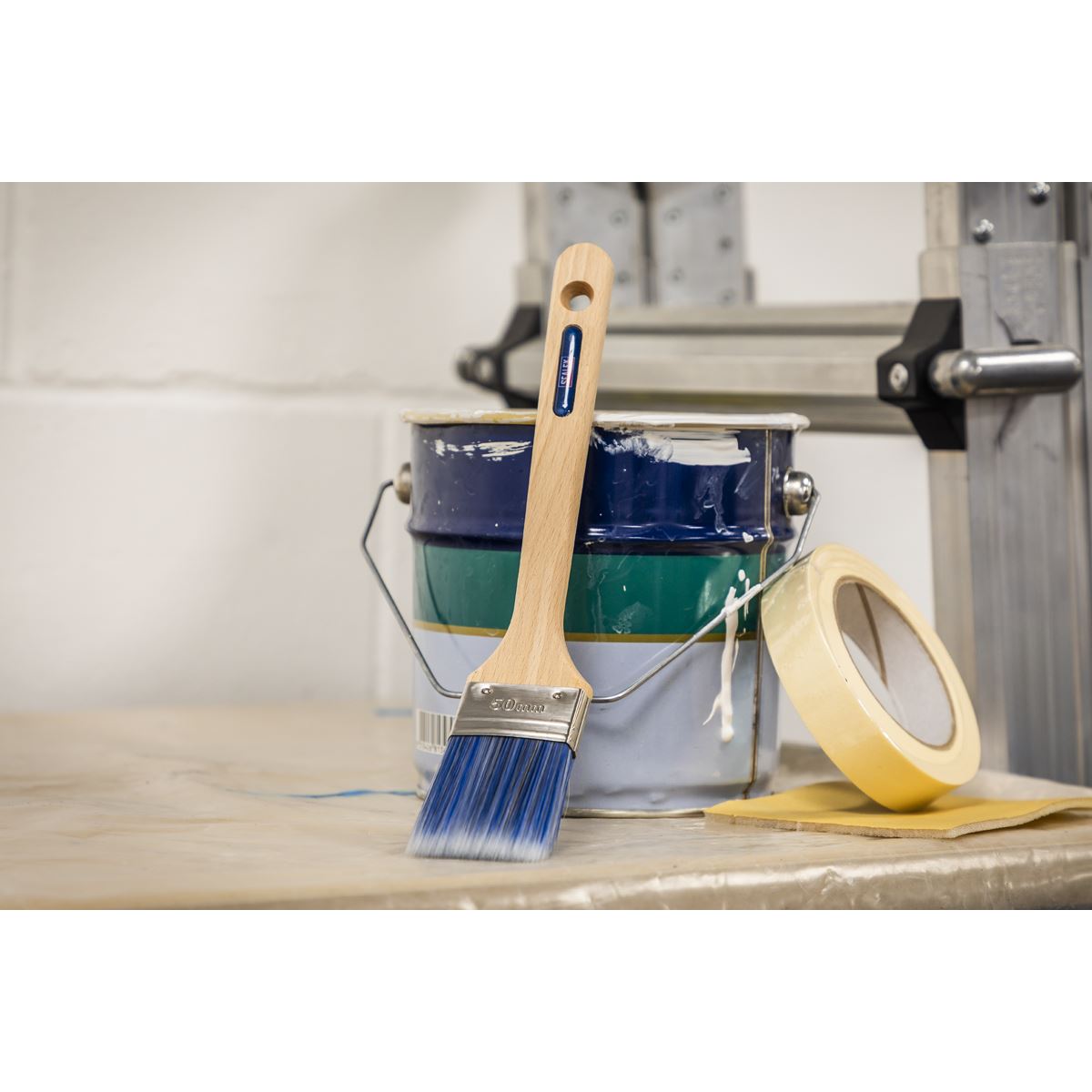 Sealey Wooden Handle Radiator Paint Brush 50mm SPBR50