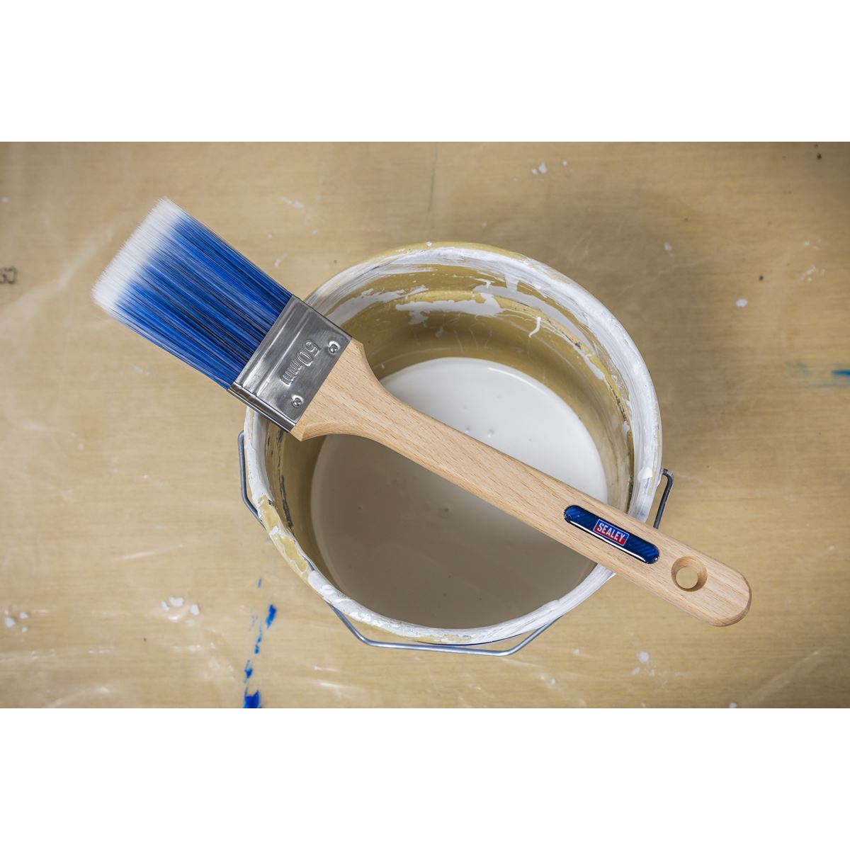 Sealey Wooden Handle Radiator Paint Brush 50mm SPBR50