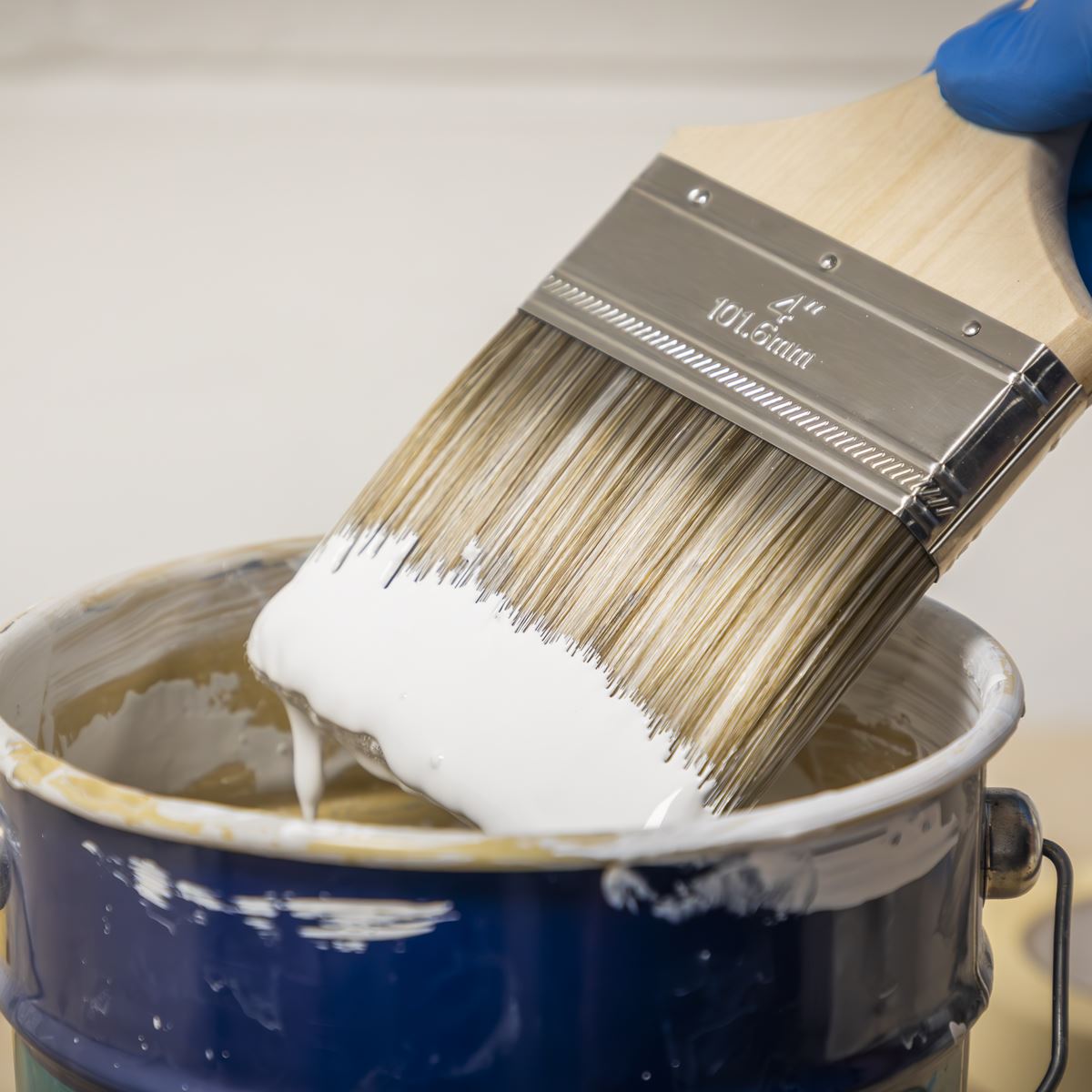 Sealey Wooden Handle Paint Brush 100mm SPBS100W