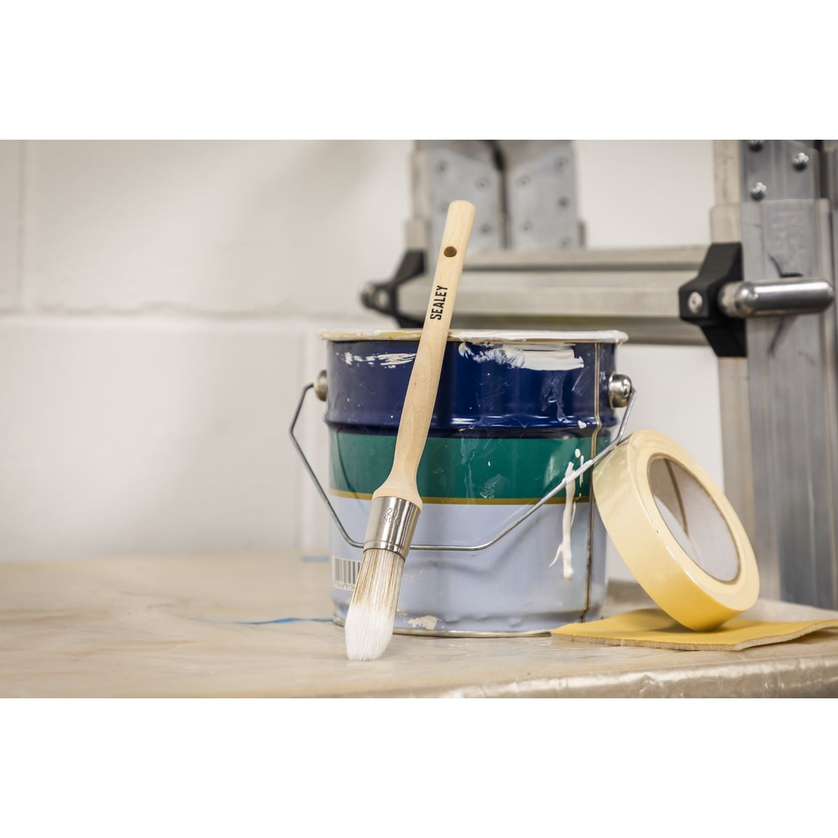 Sealey Round Sash Brush 21mm SPBS21R
