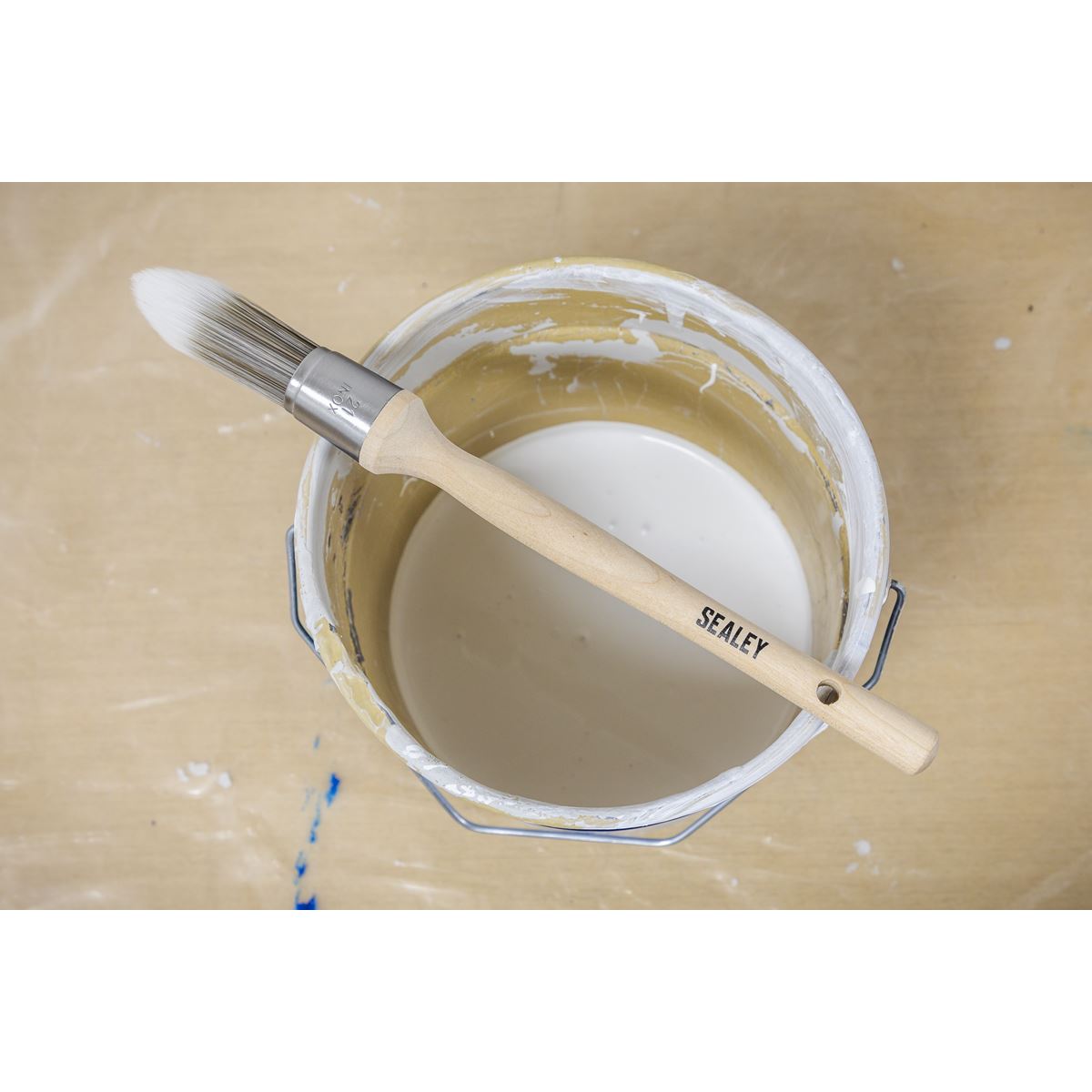Sealey Round Sash Brush 21mm SPBS21R