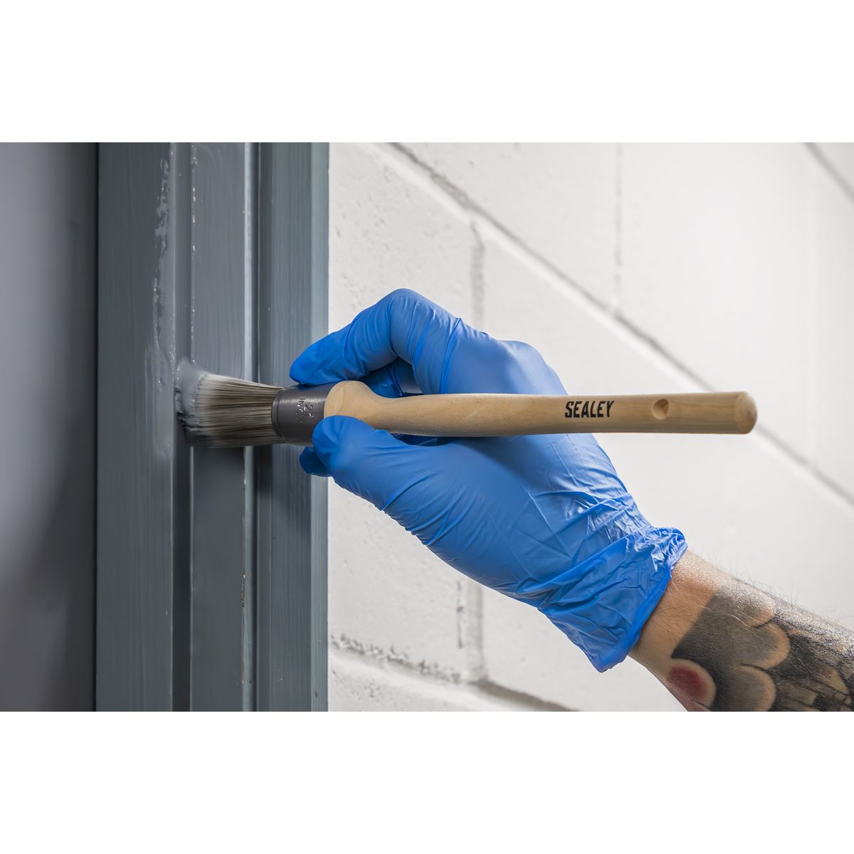 Sealey Round Sash Brush 21mm SPBS21R