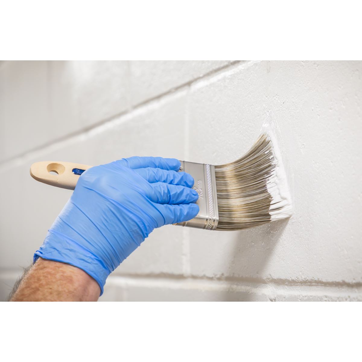 Sealey Wooden Handle Paint Brush 76mm SPBS76W