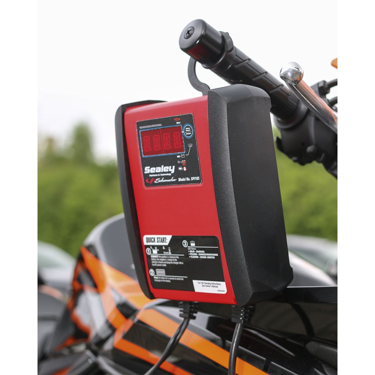 Sealey Schumacher® Intelligent Speed Charge Battery Charger/Maintainer 10A 12V SPI10S