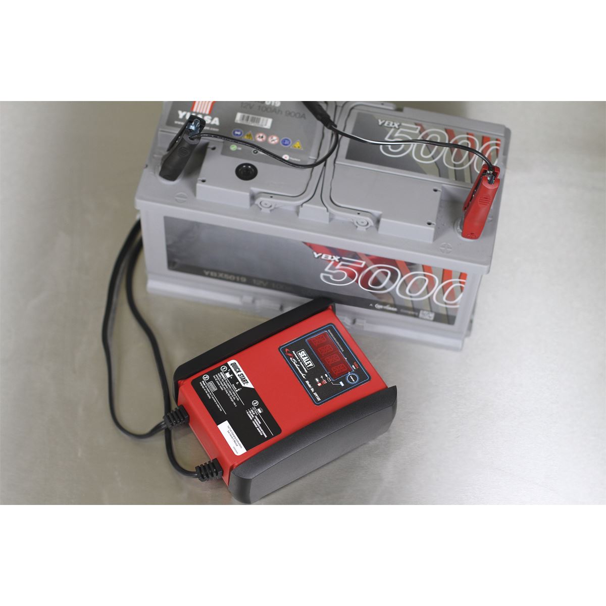 Sealey Schumacher® Intelligent Speed Charge Battery Charger/Maintainer 10A 12V SPI10S