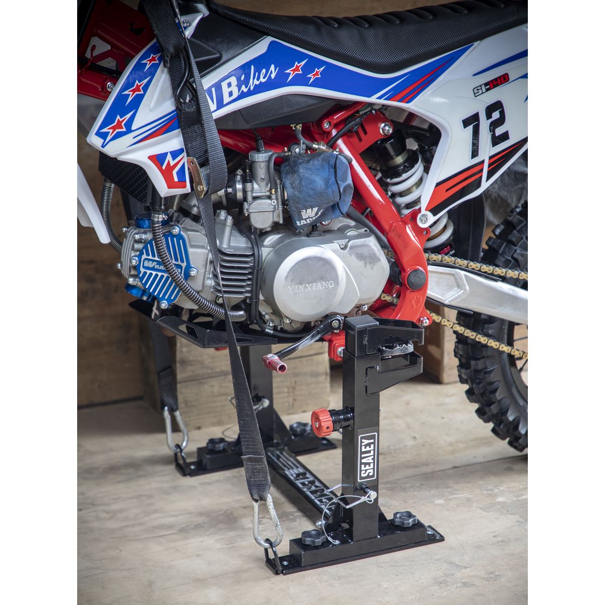Sealey Fast Lock Tie Down System for Motocross Bikes SPL01