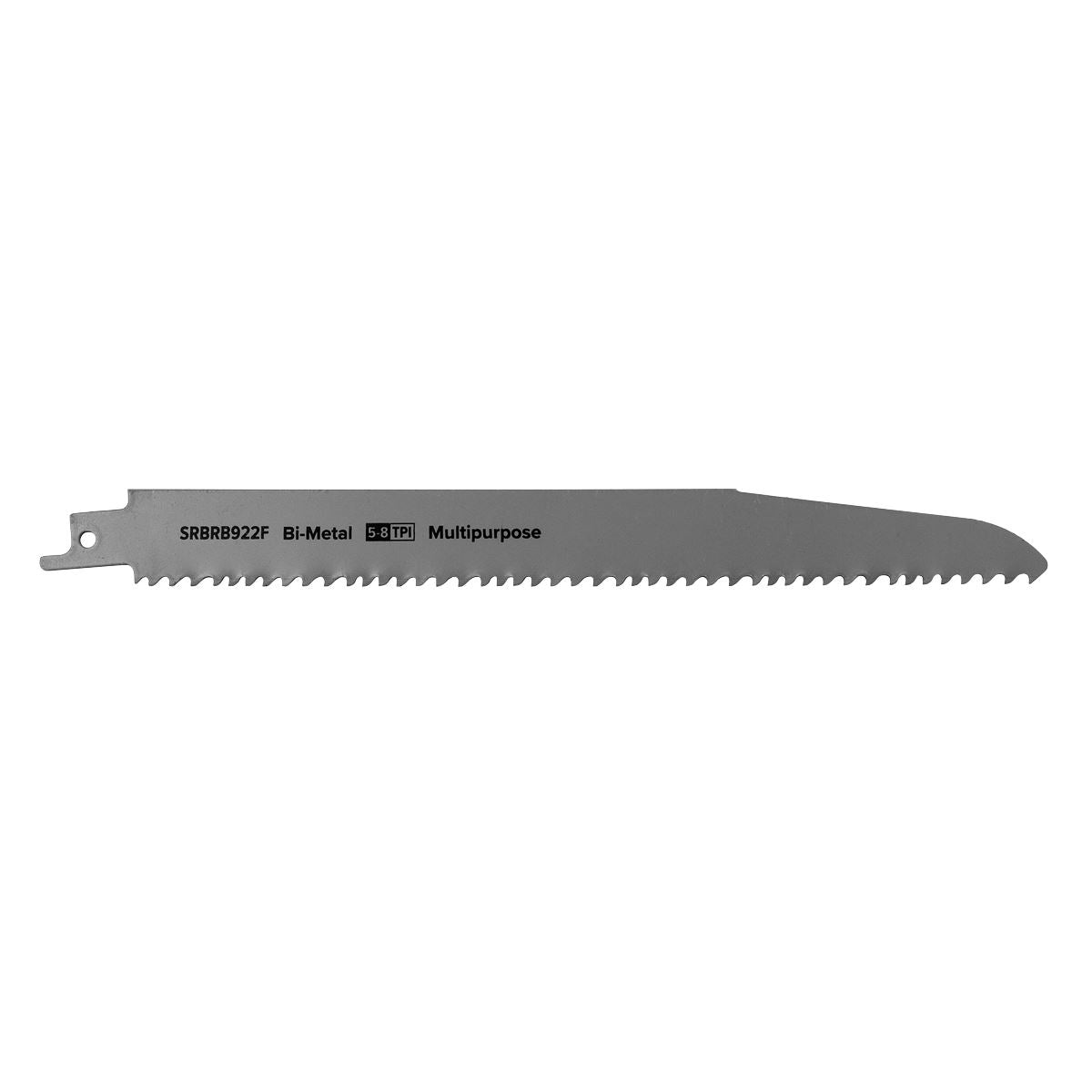 Sealey Reciprocating Saw Blade Multipurpose 230mm 5-8tpi - Pack of 5 SRBRB922F