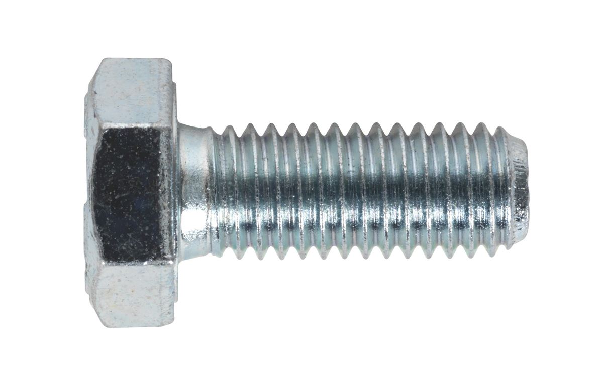 Sealey HT Setscrew M10 x 25mm 8.8 Zinc Pack of 25 SS1025