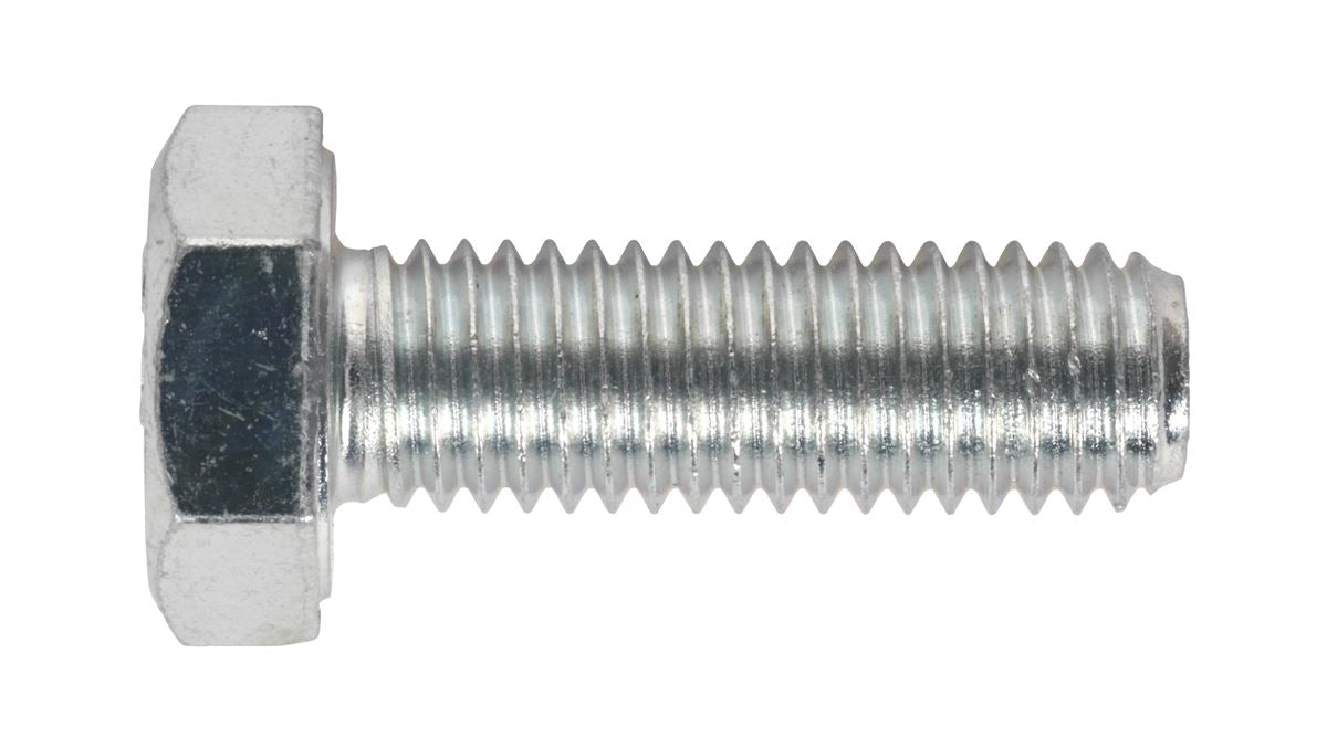 Sealey HT Setscrew M10 x 30mm 8.8 Zinc Pack of 25 SS1030