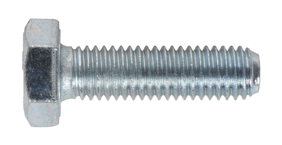 Sealey HT Setscrew M10 x 35mm 8.8 Zinc Pack of 25 SS1035