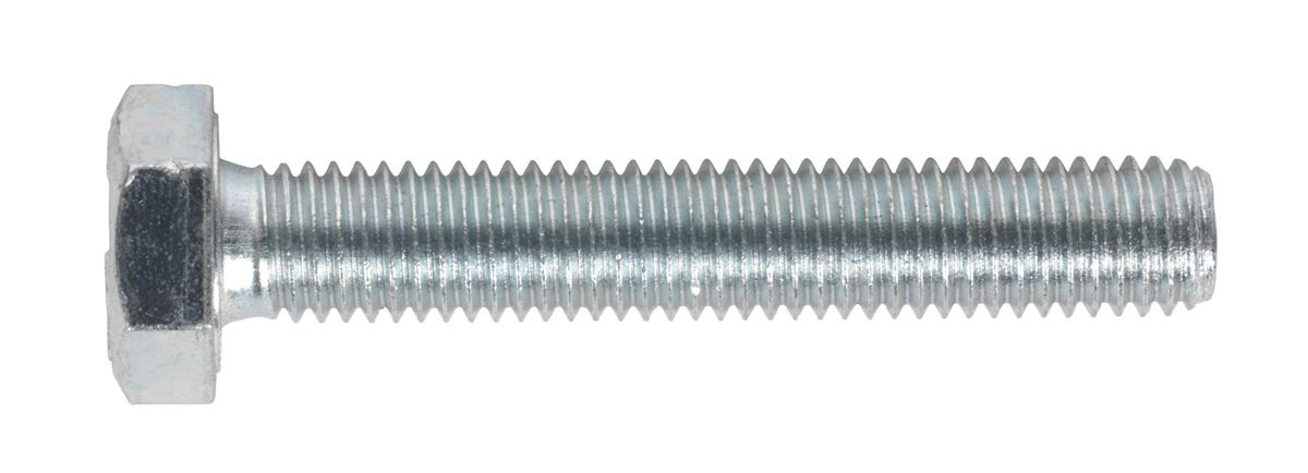 Sealey HT Setscrew M10 x 60mm 8.8 Zinc Pack of 25 SS1060