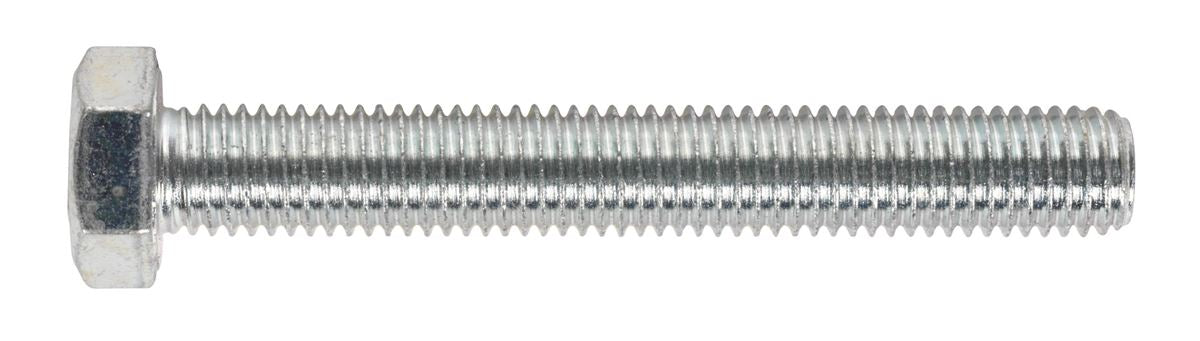 Sealey HT Setscrew M14 x 100mm 8.8 Zinc Pack of 10 SS14100