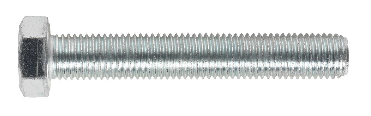 Sealey HT Setscrew M16 x 100mm 8.8 Zinc Pack of 5 SS16100