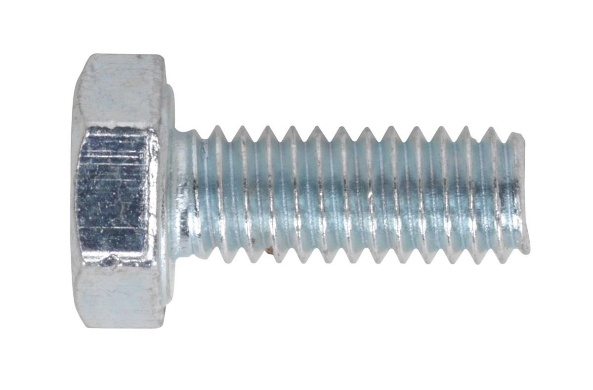 Sealey HT Setscrew M4 x 16mm 8.8 Zinc DIN 933 - Pack of 50 SS416