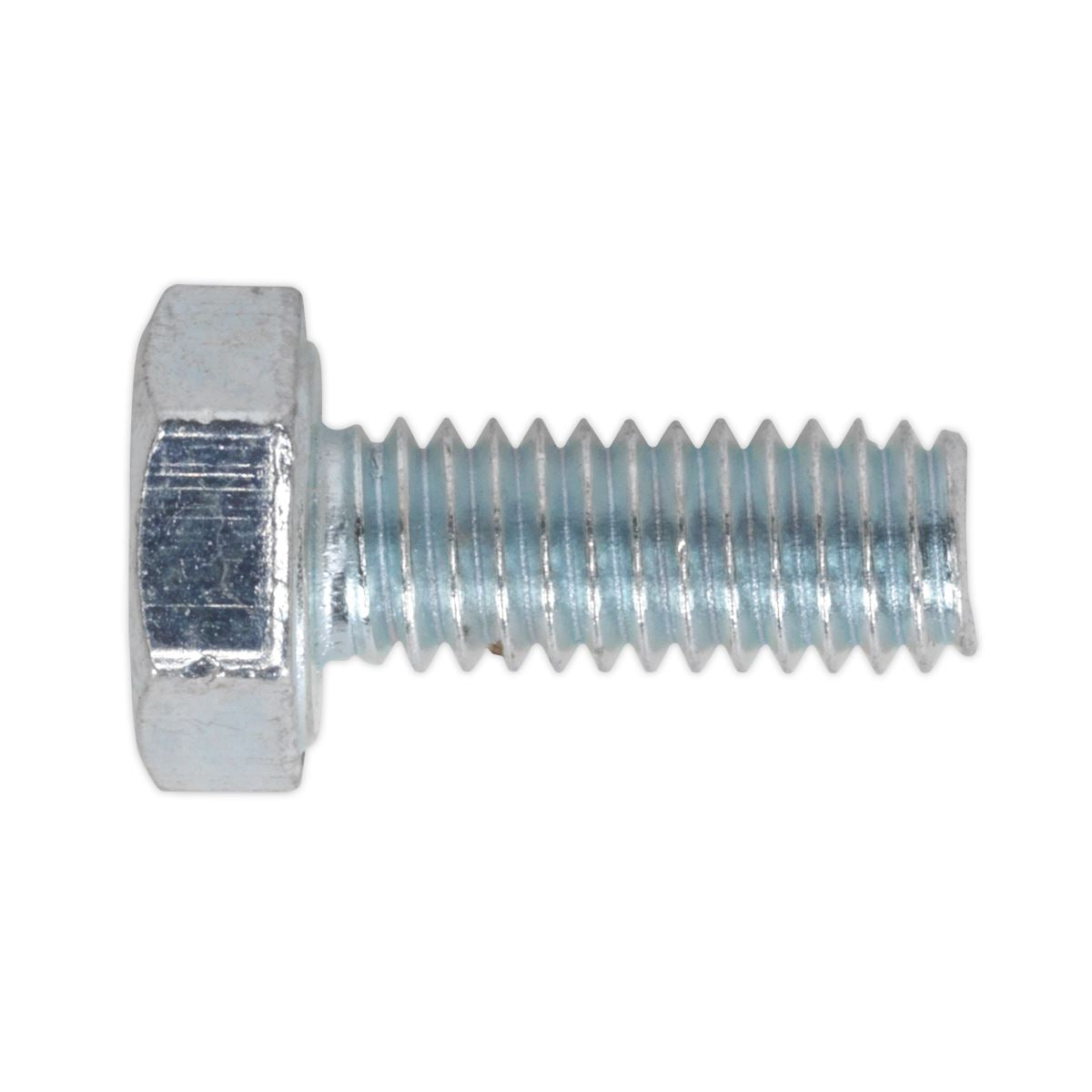Sealey HT Setscrew M4 x 16mm 8.8 Zinc DIN 933 - Pack of 50 SS416