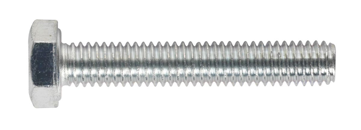 Sealey HT Setscrew M6 x 35mm 8.8 Zinc Pack of 50 SS635
