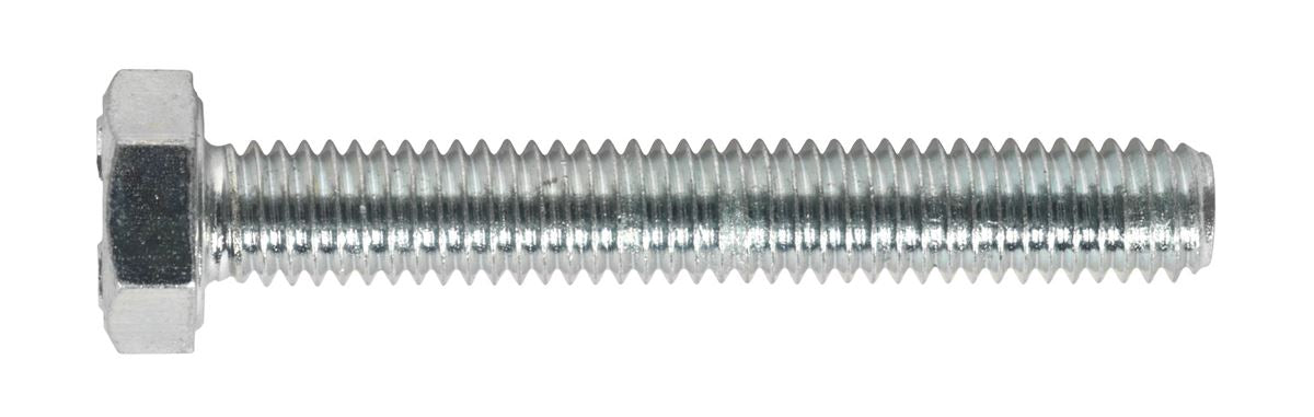Sealey HT Setscrew M6 x 40mm 8.8 Zinc Pack of 50 SS640