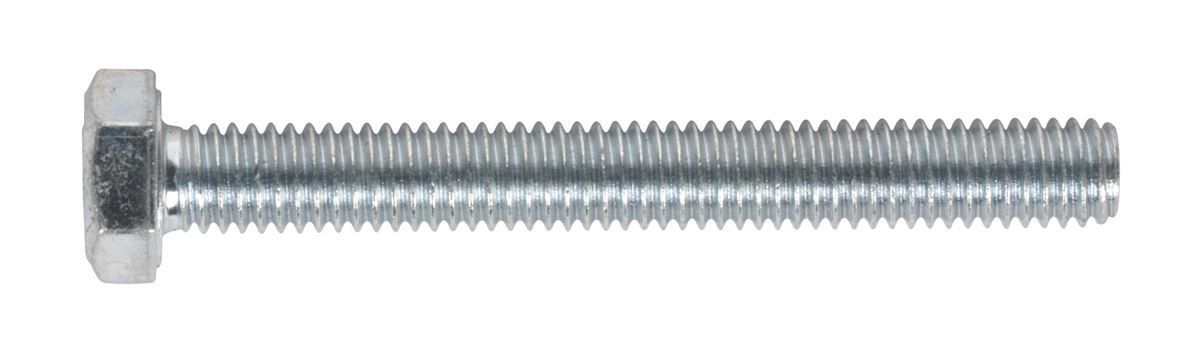Sealey HT Setscrew M6 x 50mm 8.8 Zinc Pack of 50 SS650