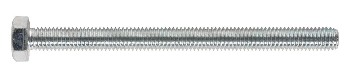 Sealey HT Setscrew M8 x 100mm 8.8 Zinc Pack of 25 SS8100