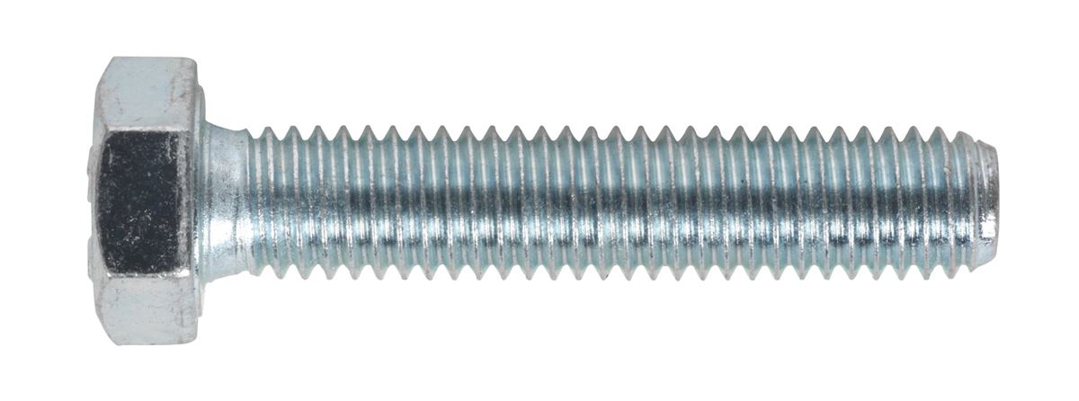 Sealey HT Setscrew M8 x 40mm 8.8 Zinc Pack of 50 SS840