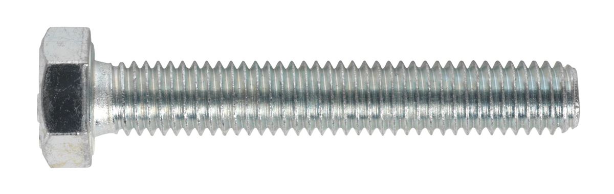 Sealey HT Setscrew M8 x 50mm 8.8 Zinc Pack of 50 SS850
