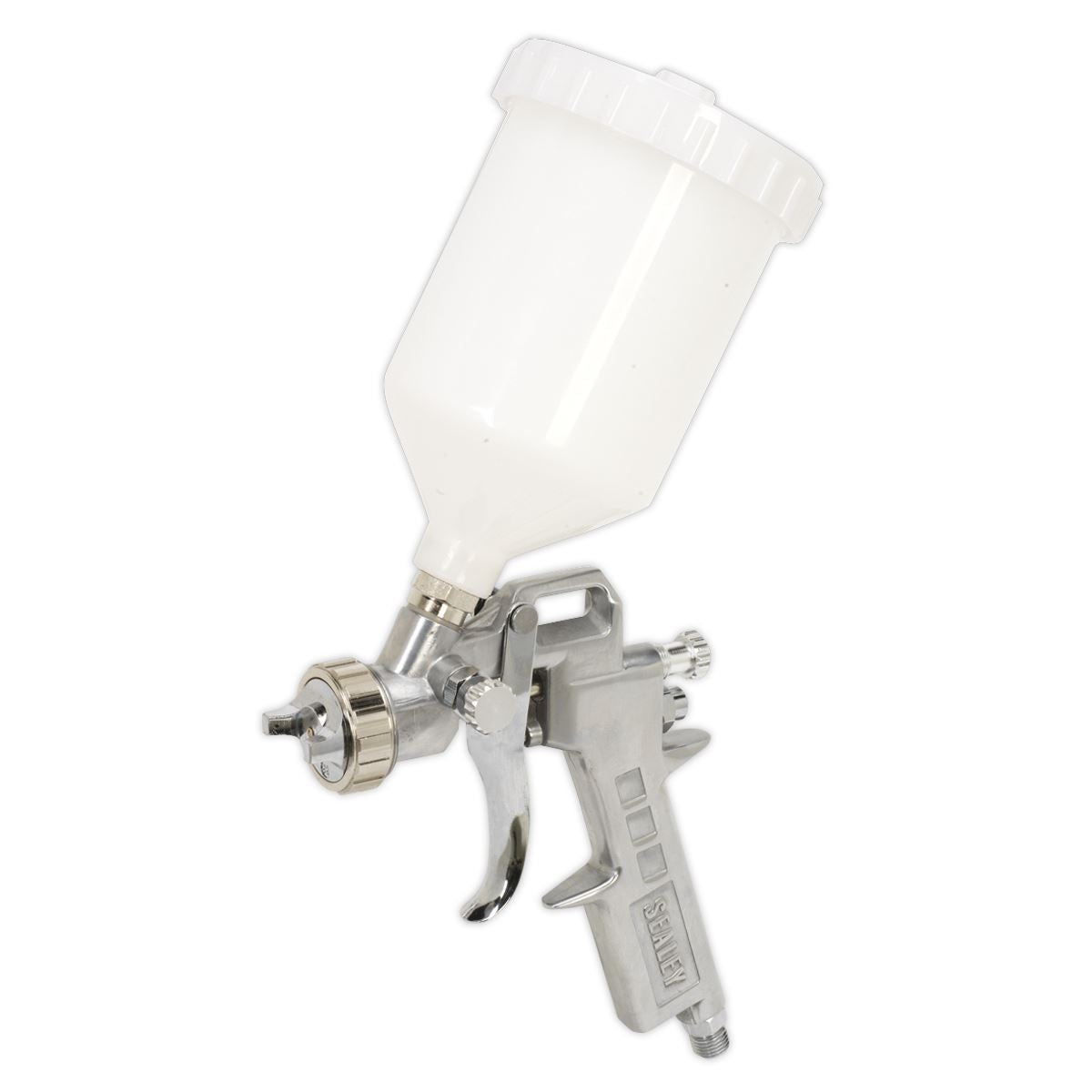 Sealey Spray Gun Gravity Feed 1.8mm Set-Up Undercoats Primers Adhesives SSG502