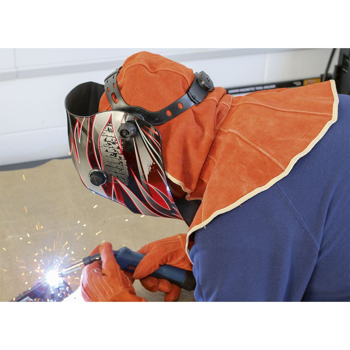 Sealey Leather Welding Safety Hood Heavy-Duty SSP145