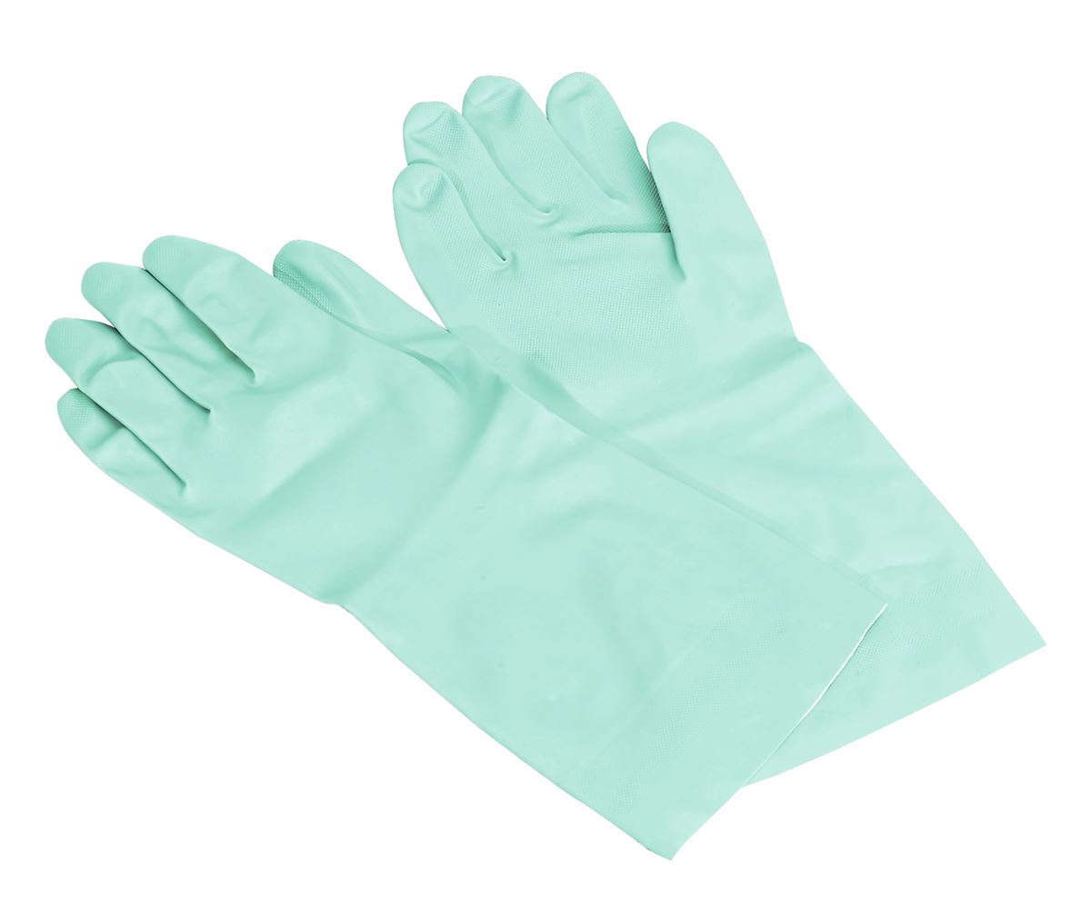 Sealey Nitrile Gauntlets for use with Thinners 330mm Cuffed Pair SSP34