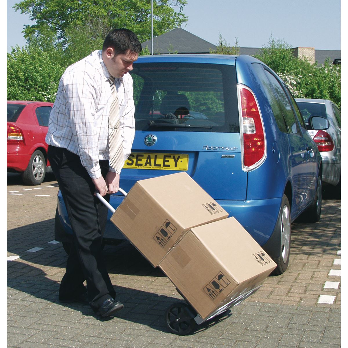 Sealey Sack Truck Folding Aluminium 70kg Capacity ST33