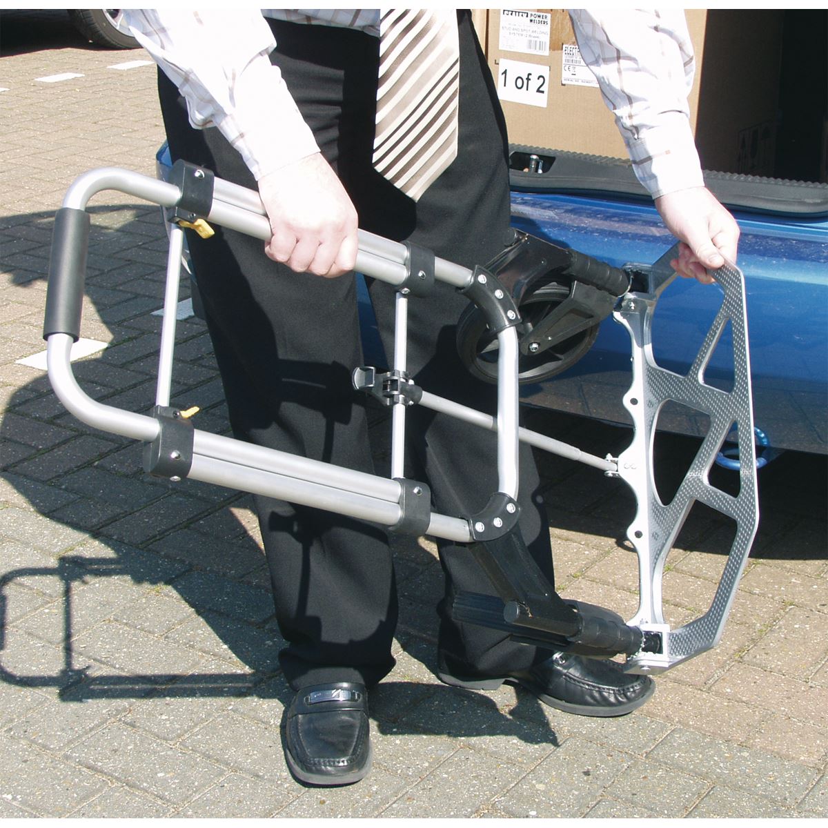 Sealey Sack Truck Folding Aluminium 70kg Capacity ST33
