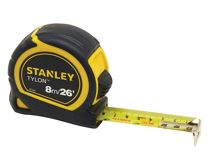 STANLEY® Tylon™ Pocket Tape 8m/26ft (Width 25mm) Carded STA030656N
