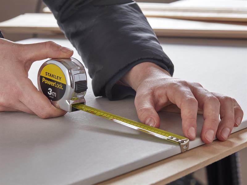 STANLEY® PowerLock® Classic Pocket Tape 3m (Width 19mm) (Metric only) STA033522