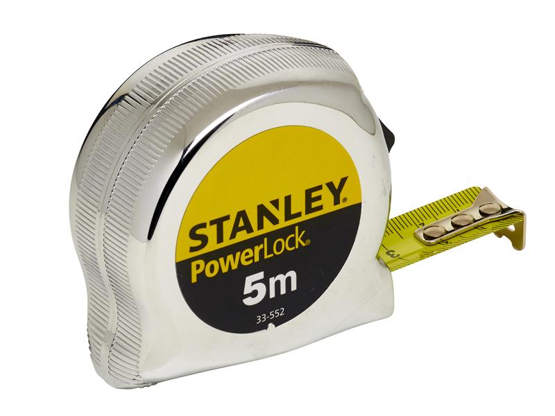 STANLEY® PowerLock® Classic Pocket Tape 5m (Width 19mm) (Metric only) STA033552
