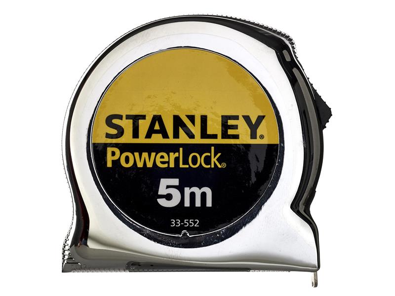 STANLEY® PowerLock® Classic Pocket Tape 5m (Width 19mm) (Metric only) STA033552