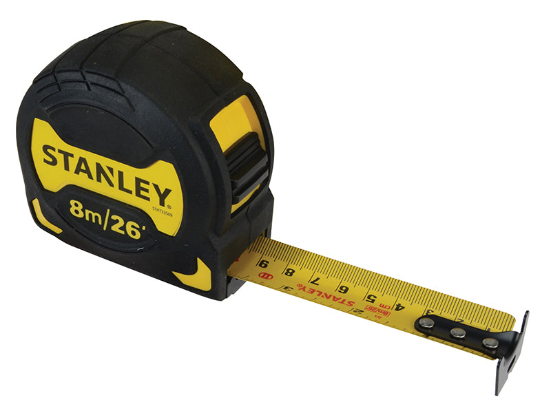 STANLEY® Grip Pocket Tape 8m/26ft (Width 28mm) STA033569