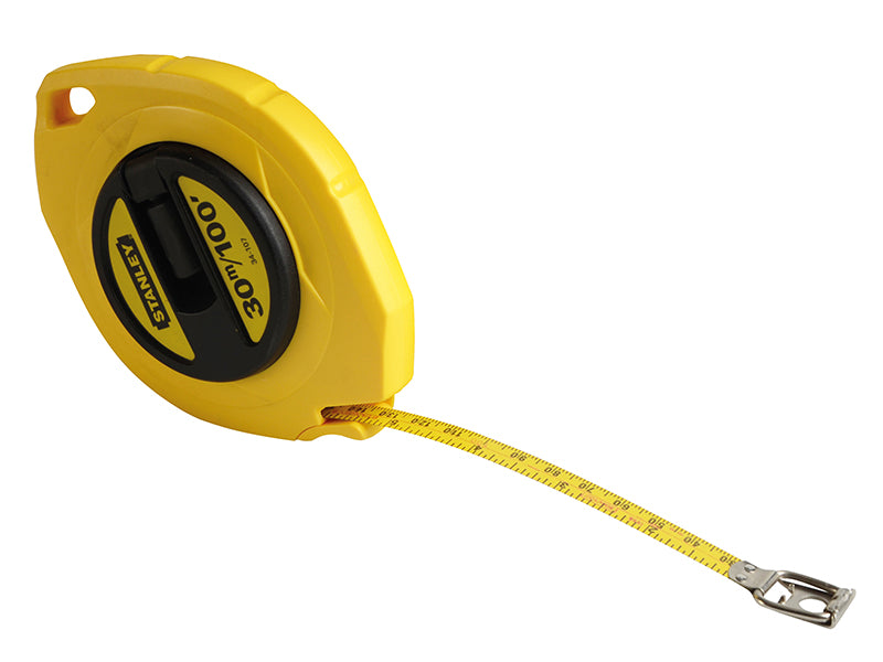 STANLEY® Closed Case Steel Long Tape 30m/100ft (Width 10mm) STA034107