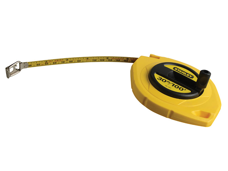 STANLEY® Closed Case Steel Long Tape 30m/100ft (Width 10mm) STA034107
