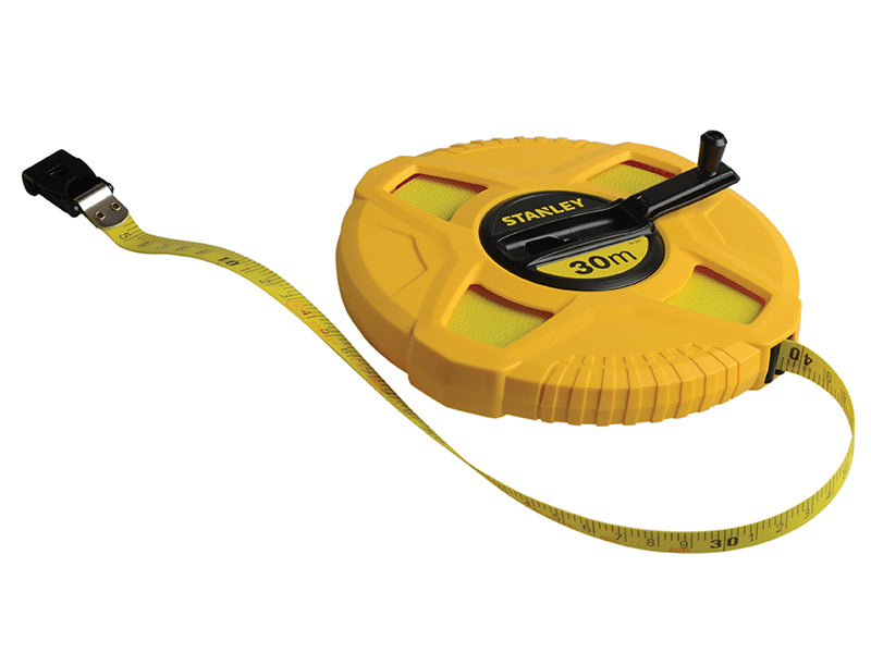 STANLEY® Closed Case Fibreglass Long Tape 30m (Width 13mm) STA034297