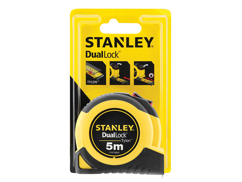 STANLEY® DualLock™ Tylon™ Pocket Tape 5m (Width 19mm) (Metric only) STA036803