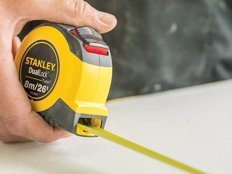 STANLEY® DualLock™ Tylon™ Pocket Tape 8m/26ft (Width 25mm) STA036807