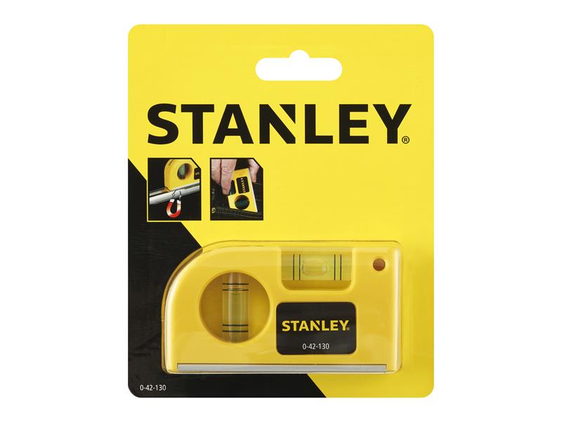 STANLEY® Magnetic Horizontal / Vertical Pocket Level STA042130