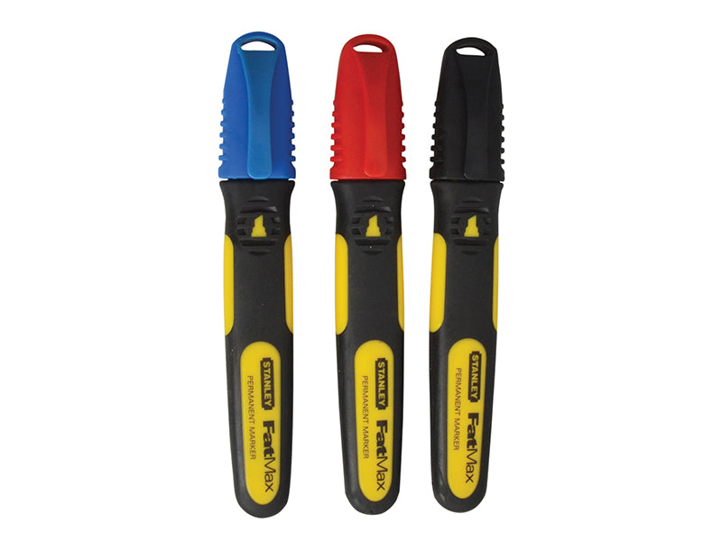 STANLEY® FatMax® Chisel Tip Marker (Pack 3) STA047315