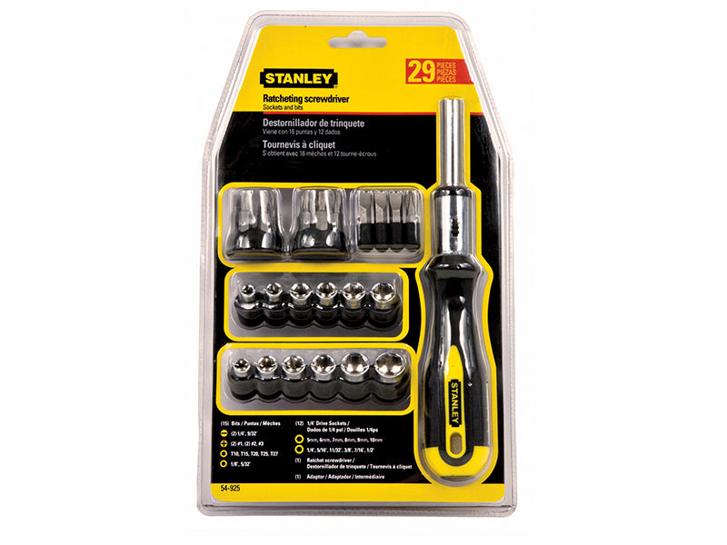 STANLEY® Ratchet Screwdriver Set of 29 STA054925