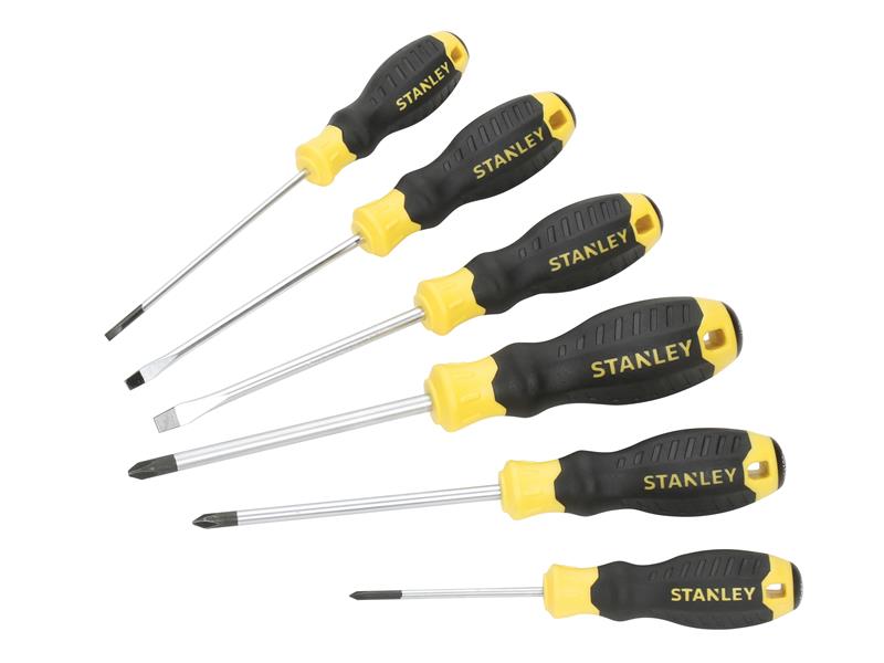 STANLEY® CUSHION GRIP™ Screwdriver Set, 6 Piece STA062151